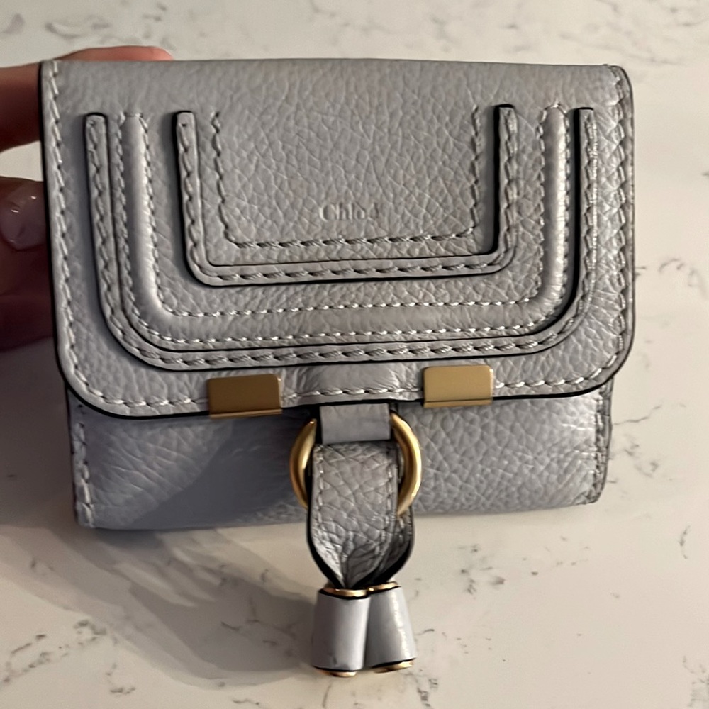 Chloe Marcie wallet -gray